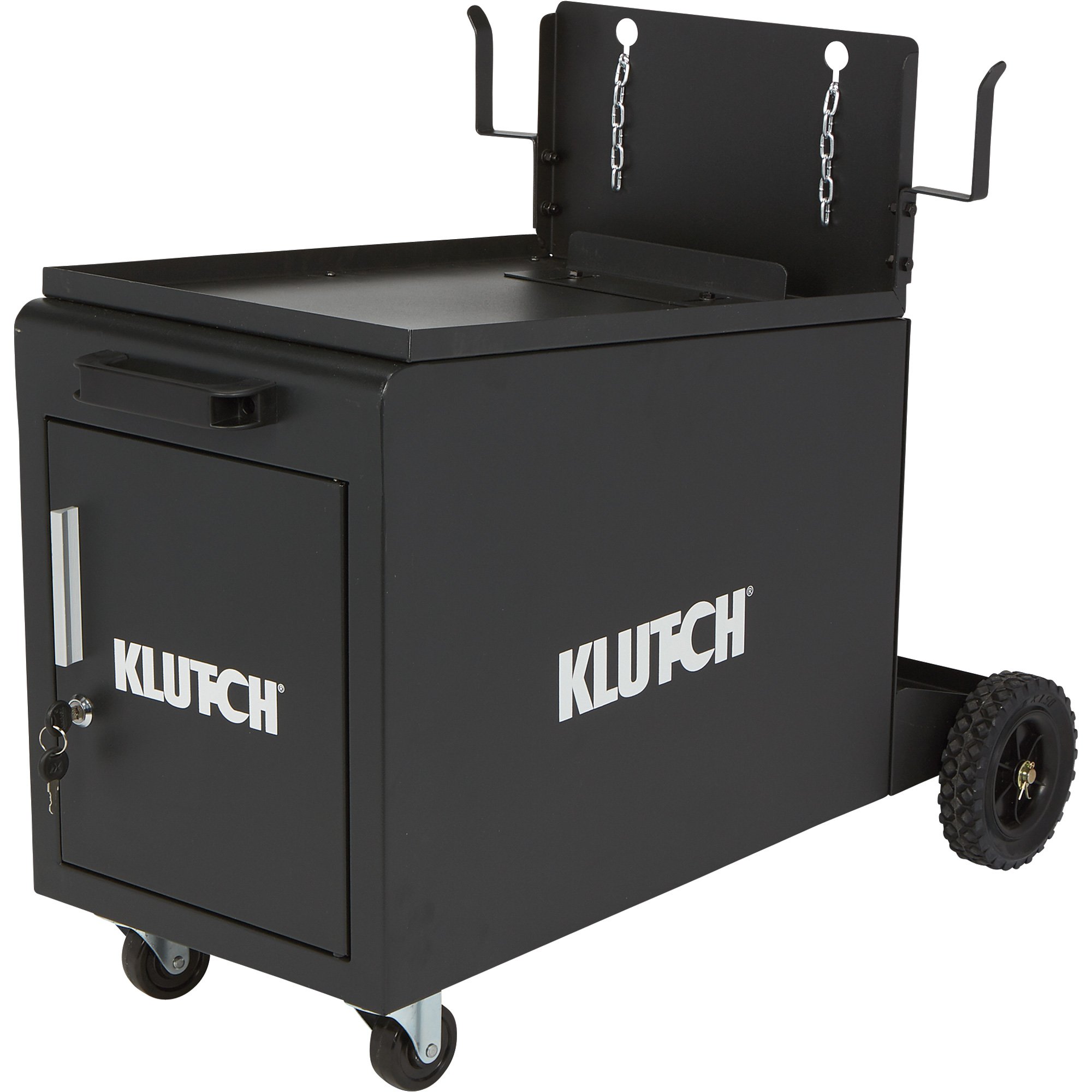 Klutch Compact Locking Welding Cabinet — 135-Lb. Capacity